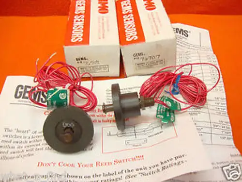 2 Lot Gems 76707 Low Level Switch Sensor Float