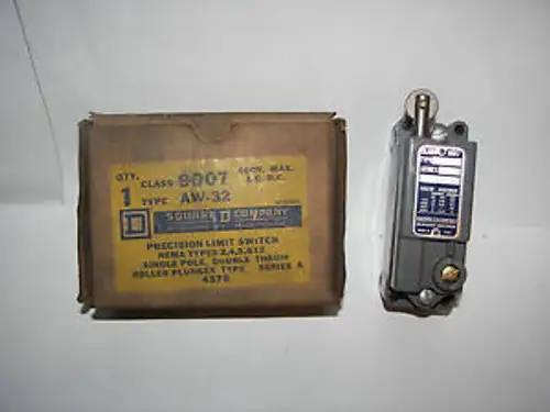 Square D Precision Limit Switch Aw-32 Class 9007 Series A