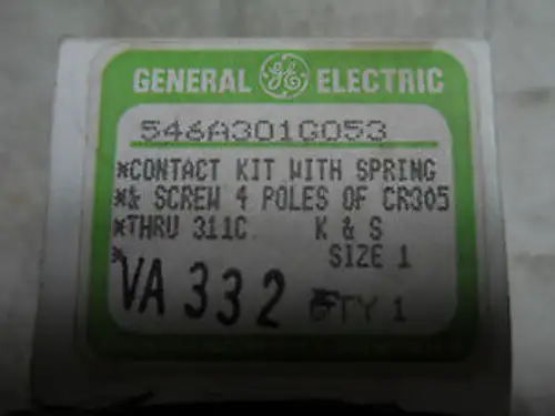 L11-A 1 General Electric 546A301G053 Contact Kit