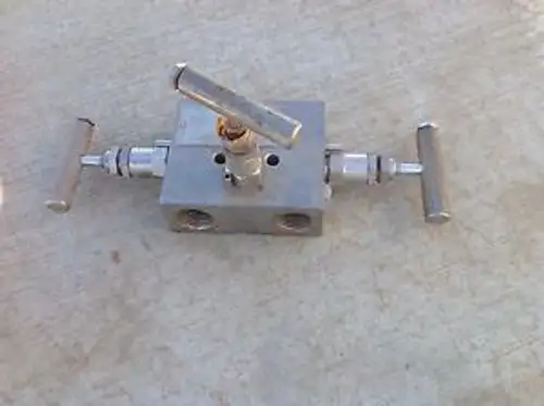 Anderson Greenwood 3 Valve Manifold M1Vhs-402-8158-501 Ss 1/2 Npt