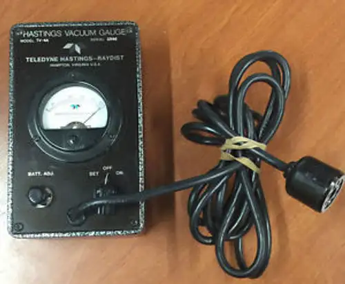 Hastings Instruments Vacuum Gauge Model Tv-4A Gauge Tube Dv-6
