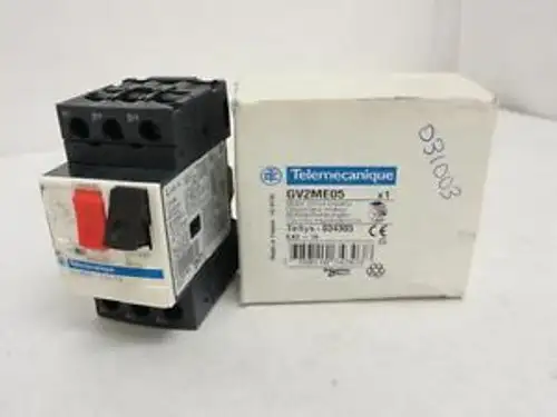 143562 In Telemecanique Gv2Me05 Motor Protector 0.63-1.0A 3P 600V