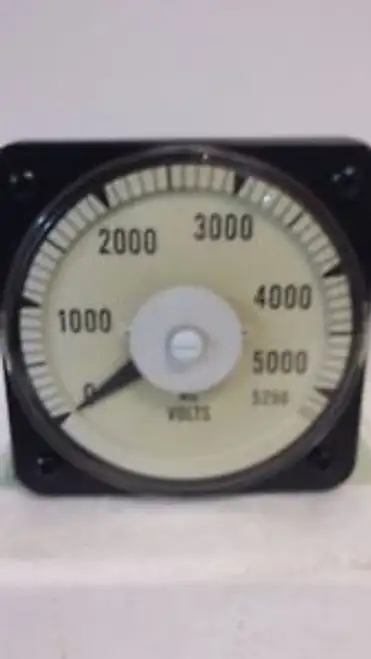 Un Yokogawa 0-5250 Vac Panel Mount Voltmeter 103021Pzul