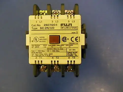 Fuji 2Nc1Q0 Type Sc-2N/Ud Contactor