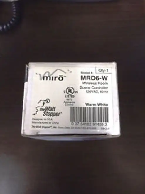 Miro Wattstopper - Mrd6-W Wireless Room Scene Controller - Warm White