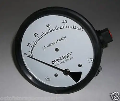 Ashcroft 45-1134Ed-Rqm-50Iw Differential Pressure Gauge - Brand