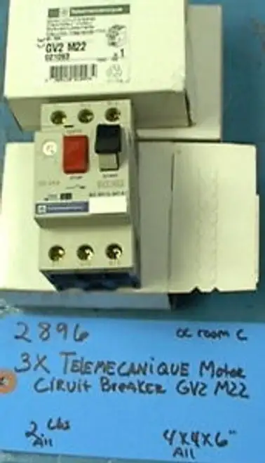 Gv2 M22 021093 Motor Circuit Breaker 3Pole 25A Adjustab