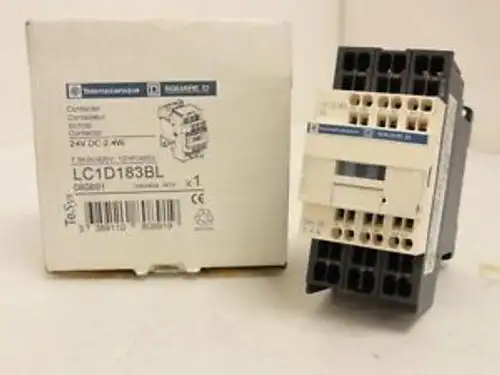 144492 In Square D Lc1D183Bl Contactor 3P 18A 600V Coil: 24Vdc 2.4W