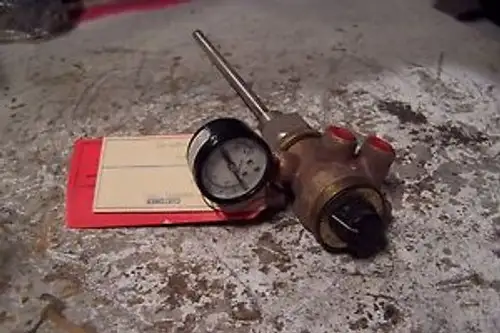 Cashco Type 764 Brass Temperature Controller Range 60-210 8 Probe