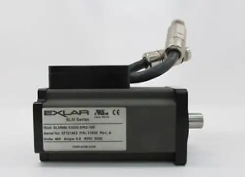 Exlar Slm Series Slm060-Xxgs-Sm2-168 Servo Motor 480V .8 Amps 5000 Rpm