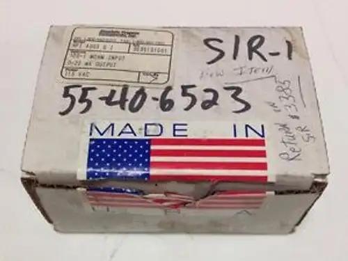 ABSOLUTE PROCESS INSTRUMENTS INC. 115VAC 0-20mA POTENTIOMETER API 4003 G I