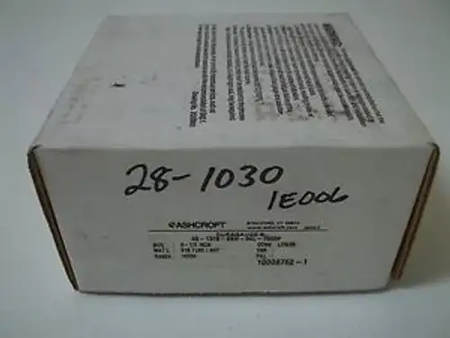 ASHCROFT 45-1379-SSH-04L-1000# DURAGAUGE 0-1000NEW IN A BOX