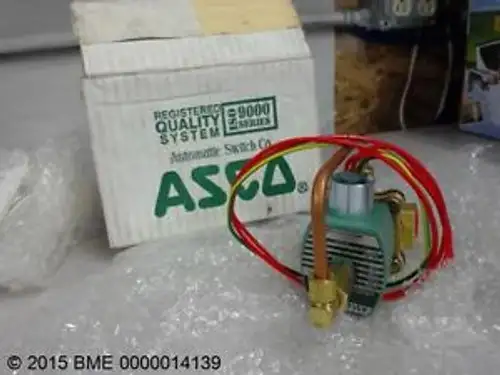 Asco 8210G12 Solenoid Valve 1/2 Pipe 5-200 Psi 10.1 Watts