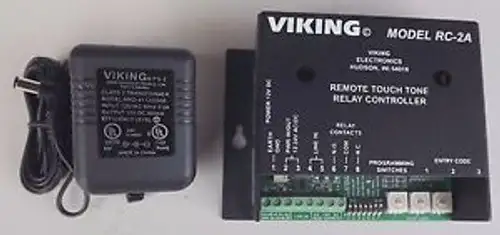 Viking Model Rc-2A Remote Touch Tone Relay Controller