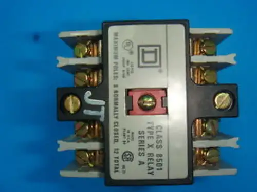 Square D 8501 Xo-80 Form Kt Ac Relay 8 No 0 Nc