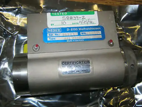 Weber Type: Mma 036/S-6Nm Transducer &Lt