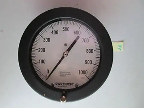 In Ashcroft Duragauge Guage 60-1377-As-04B-1000# 6 Inch 235
