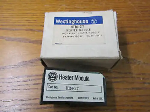Westinghouse Htm-27 Heater Module Mor Relay Heater Module