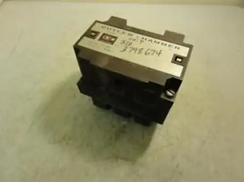 80805 Old-Stock Cutler Hammer C10E-1 Power Unit Relay 3Pole 120V