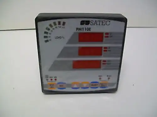 Satec Pm110E Single Phase Ac Power Meter 120V Input 5 Amp Power Supply 230 Vac