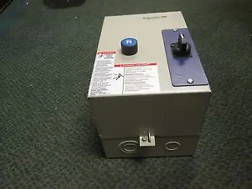 Schneider Electric Enclosed Starter Lc1D18 Solid State Overload 9-13A 120V Coil
