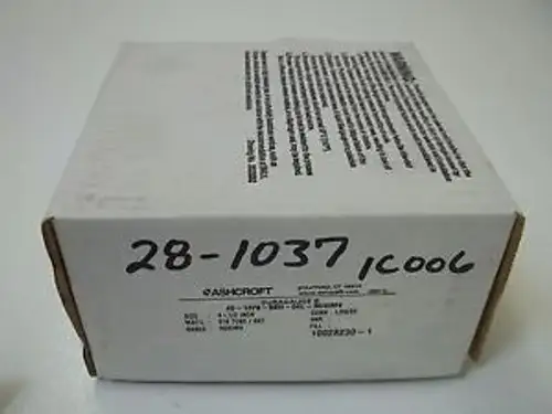 Ashcroft 45-1379-Ssh-04L-30/0Imv Duragauge 30-0Psi