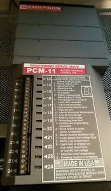 Emerson Pcm-11 Positioning Servo Drive Motion Program Controller 960158-02
