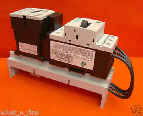Siemens Combination Starter 3Ra1110-0Jd15-1Bb4 3Ra11100Jd151Bb4 3Rv1011
