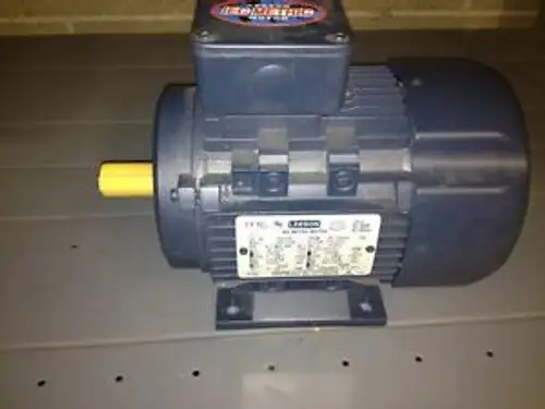 Leeson 1/2Hp Iec Metric Motor #C80T11Pz2C 1130/915Rpm 230/460-200/240V Fr-D80