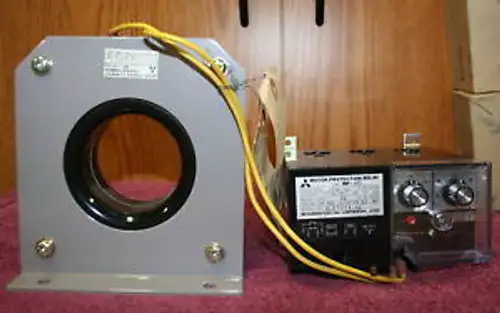 Mitsubishi Mf-473 Motor Protection Relay W/Xformer 10A 120V Rated Current 144