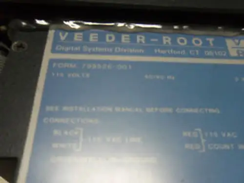 L26-2 1 Veeder Root 799526-001 Totalizer