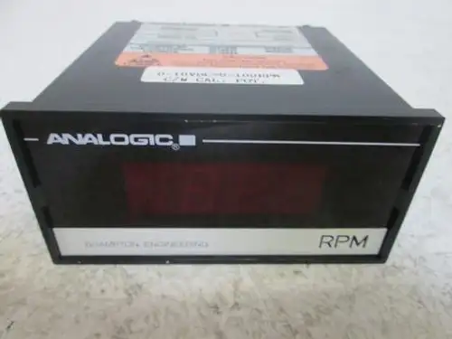 Analogic An25M00-T-P-1-Xx-10-X Meter Panel Mount 110Vac