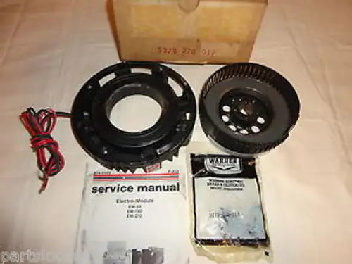 Warner Electric 5370 270 017 Motor Clutch 5370270017 Em 180-10 90Vdc