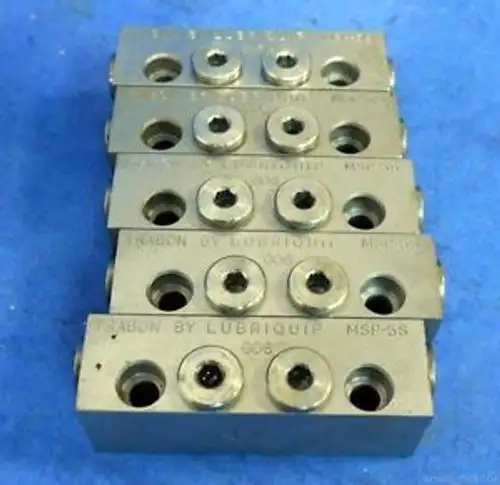 Lubriquip Msp-5S Manifold Valve 3500 Psi 5 Nnb
