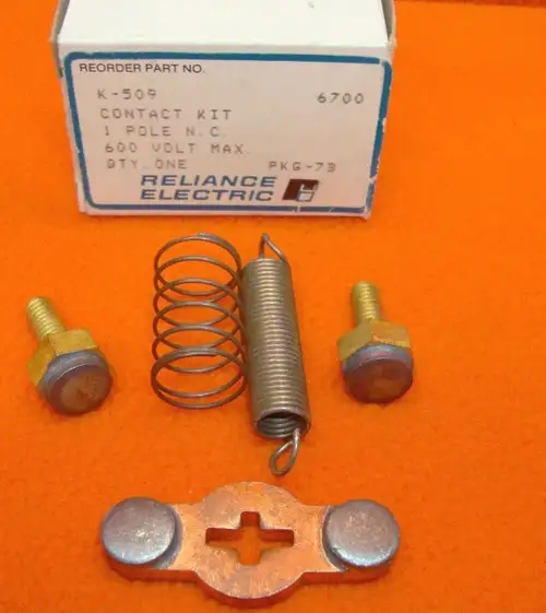 Reliance Electric K-509 Contact Kit K509 1 Pole Nc 600 Volt