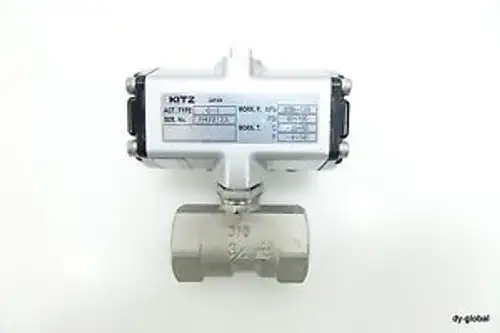 Kitz C-Ute3/4 Type 2 Stainless Steel Ball Valve Pneumatic Actuator 3/4