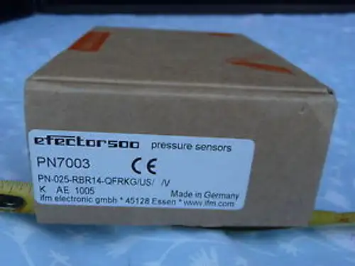 Efector 500 Pn7003 Pressure Sensor 7003 Pn-025-Rbr14-Qfrkg Ifm