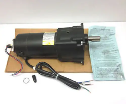Baldor 21301844 90V Dc Motor + Speed Reducer Gear 90:1 1/10-Hp 280 Lbs-In