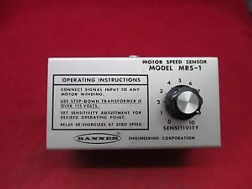 Banner Motor Speed Sensor Mrs-1