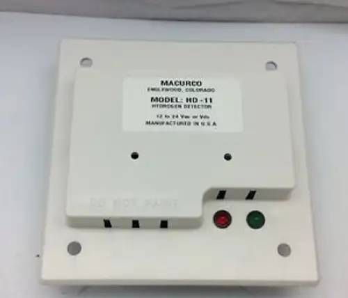 Macurco Hd-11 Hydrogen Gas Detector Alarm Relays 12-24 V
