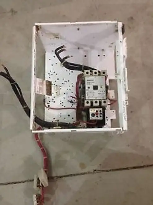 Siemens Mcc Bucket With Size 2 Starter 3Tf46 And 3Ua58 00-2E Relay