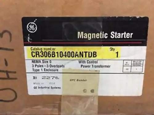 Cr306B10400Antdb Magnetic Starter 300-Line Control Nema Size 0