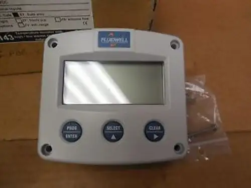 Fluidwell Temperature Monitor Hi/Lo Alarms & Analog Outputs F143-T-Ap-Cb-Or-Pm