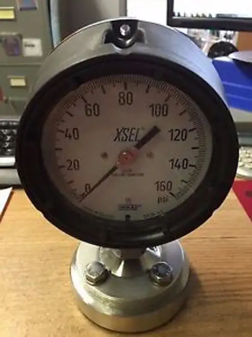 Wika Xsel 0-160 Psi Gauge P/N: 232-34 4.5 Tr-3
