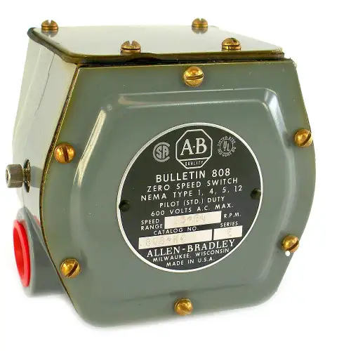 New Allen Bradley 808-G4 Speed Switch Series E 808G4