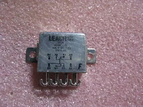 Leach Relay # C-J2B Nsn: 5945-01-274-1311 10 Amp Coil 12Vdc