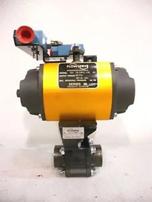 Mo-655 Flowserve Series 39 Actuator W/ 1 Inlet Worchester Ball Valve