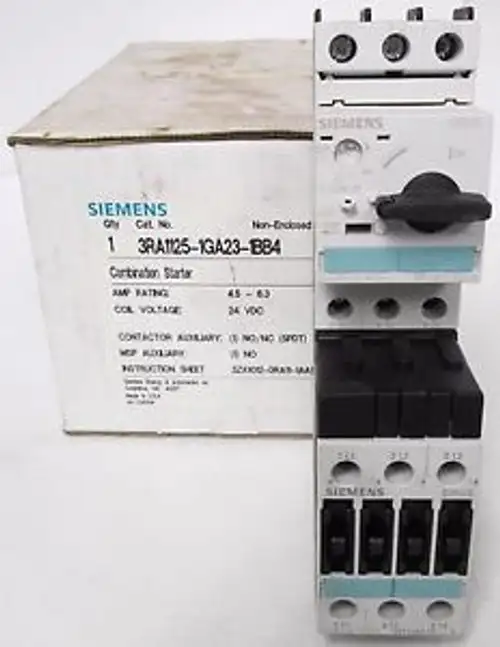 Siemens 3Ra1125-1Ga23-1Bb4 Combination Starter