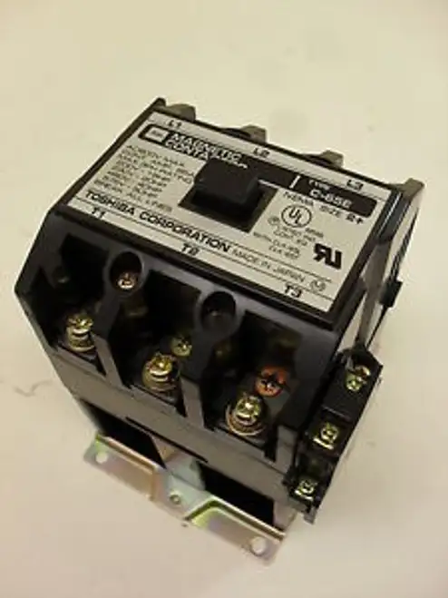 Toshiba C-65E Magnetic Contactor Nema 2+ Coil 24 Volts Ac