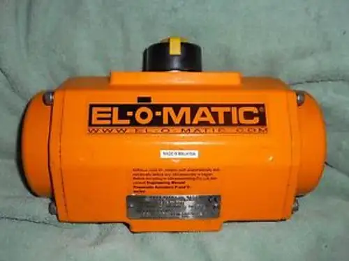 El-O-Matic Actuator Es0100-U1A04A-19K0 116 Psi 8 Bar Es0100.U1A04A.19K0